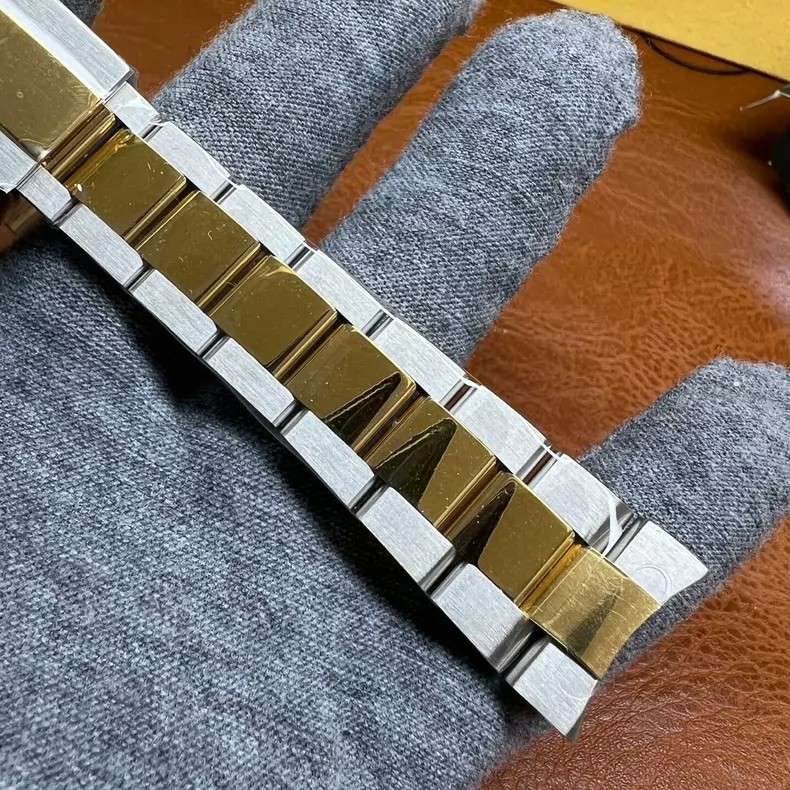 For R0 -1ex 116613 Silver Gold Stainless Steel Bracelet