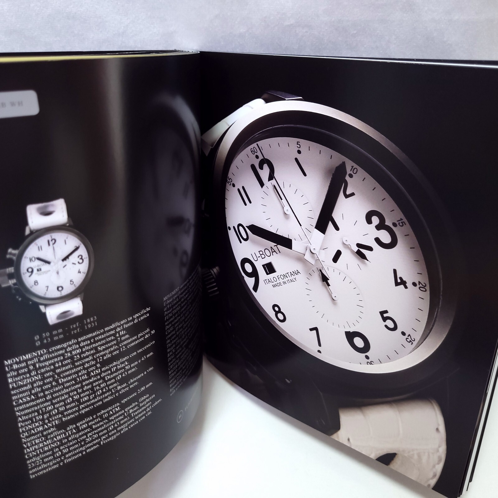 2009*2010 U-BOAT ITALO FONTANA WATCH STRAP COLLECTION CATALOG BOOKLET BOOK