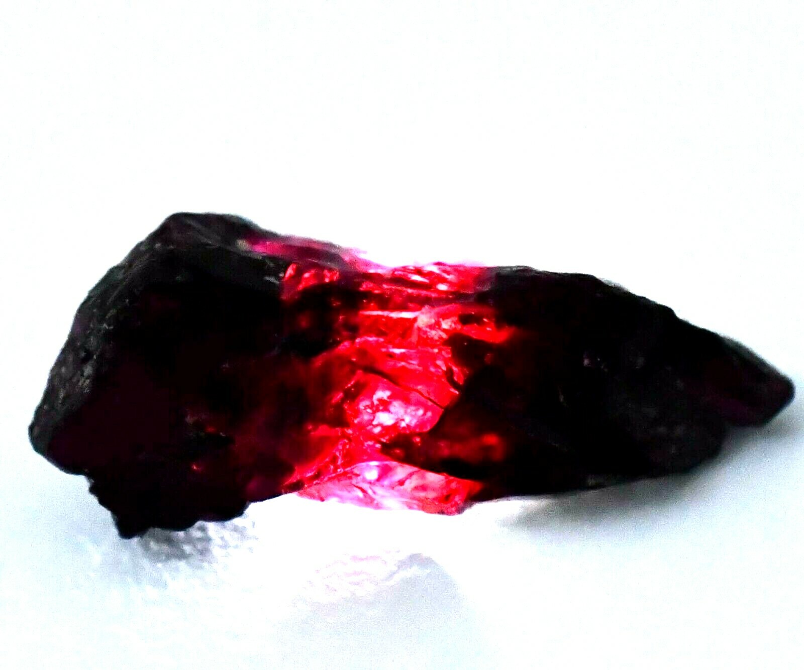 Untreated Natural Red Painite Rough 40.55 CT Burma Rare Facet Rough Certified