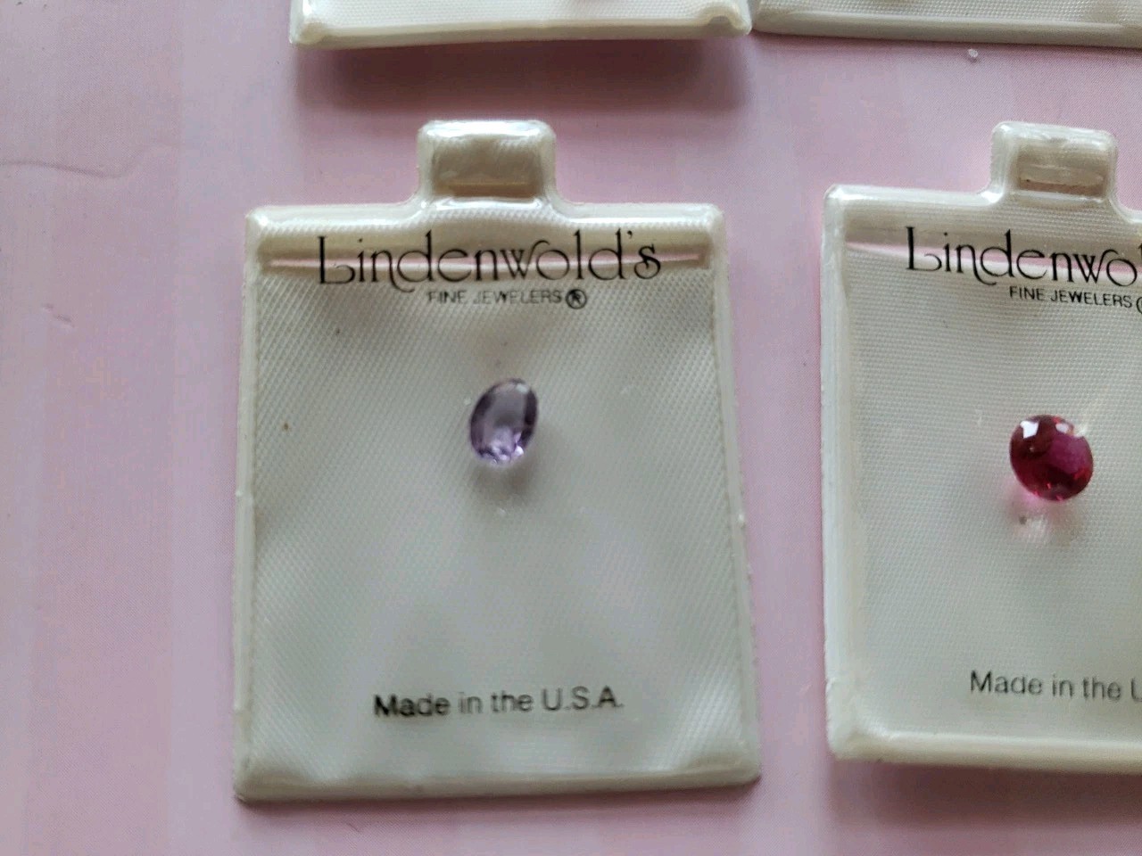 LOT OF 6 Vintage Lindenwold’s Gemstones Tested With The Presidium Tester