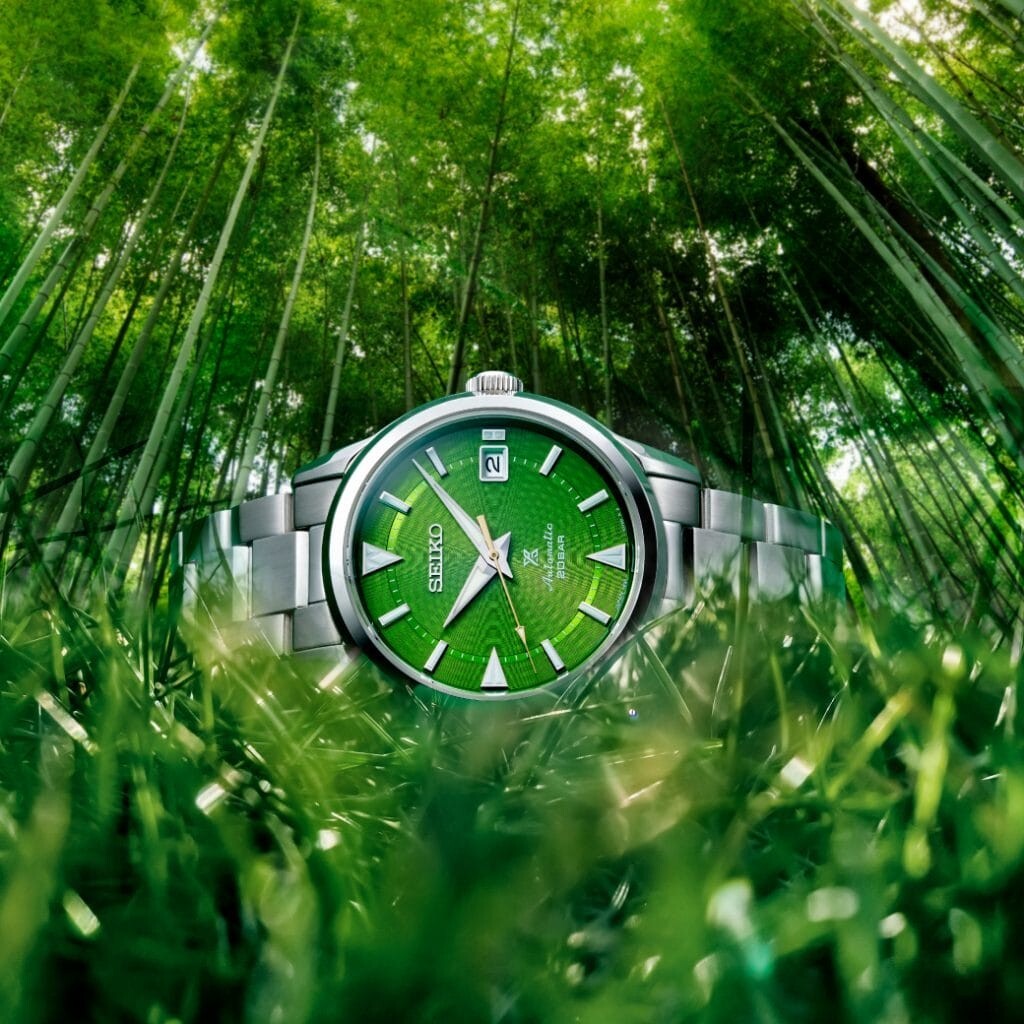 Seiko Alpinist Bamboo Grove Save the Forest SPB435J