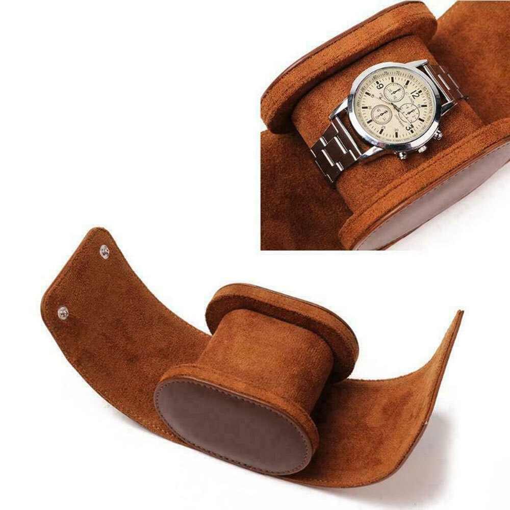 Watch Roll Travel Case Portable Leather Display Watch Jewelry Storage box NEW#