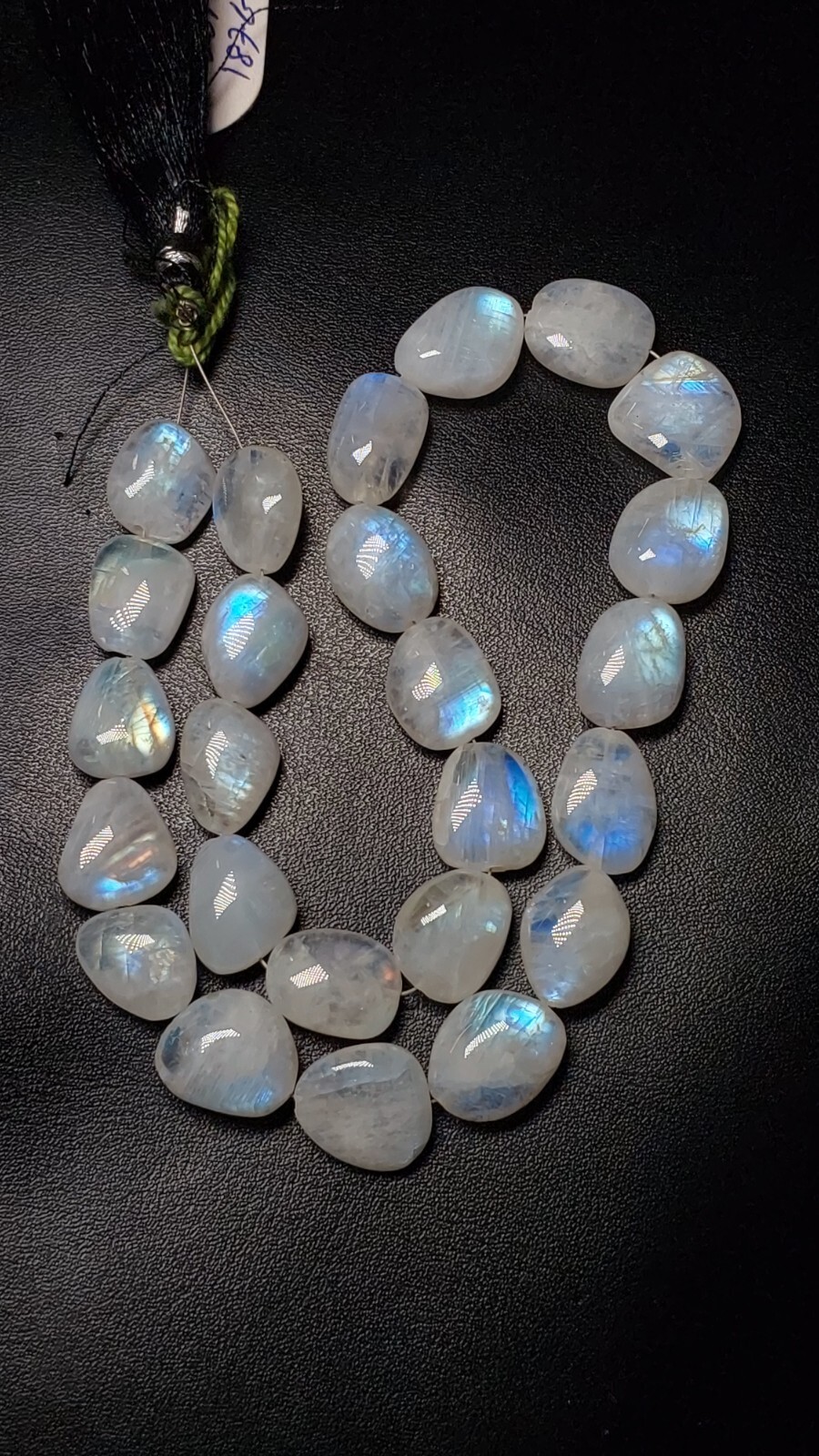 AAA Quality Rainbow Moonstone Strand Multi Fire Shape Nuggets Size 11X14-14X15MM