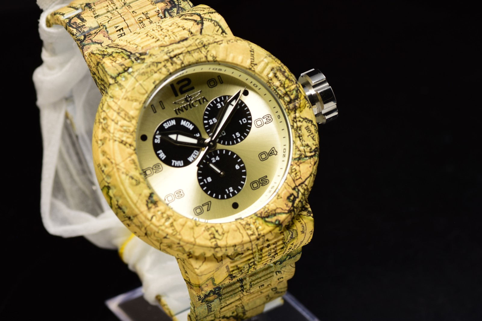 Invicta Elements Men’s 227mm Collection Gold-Black Bracelet