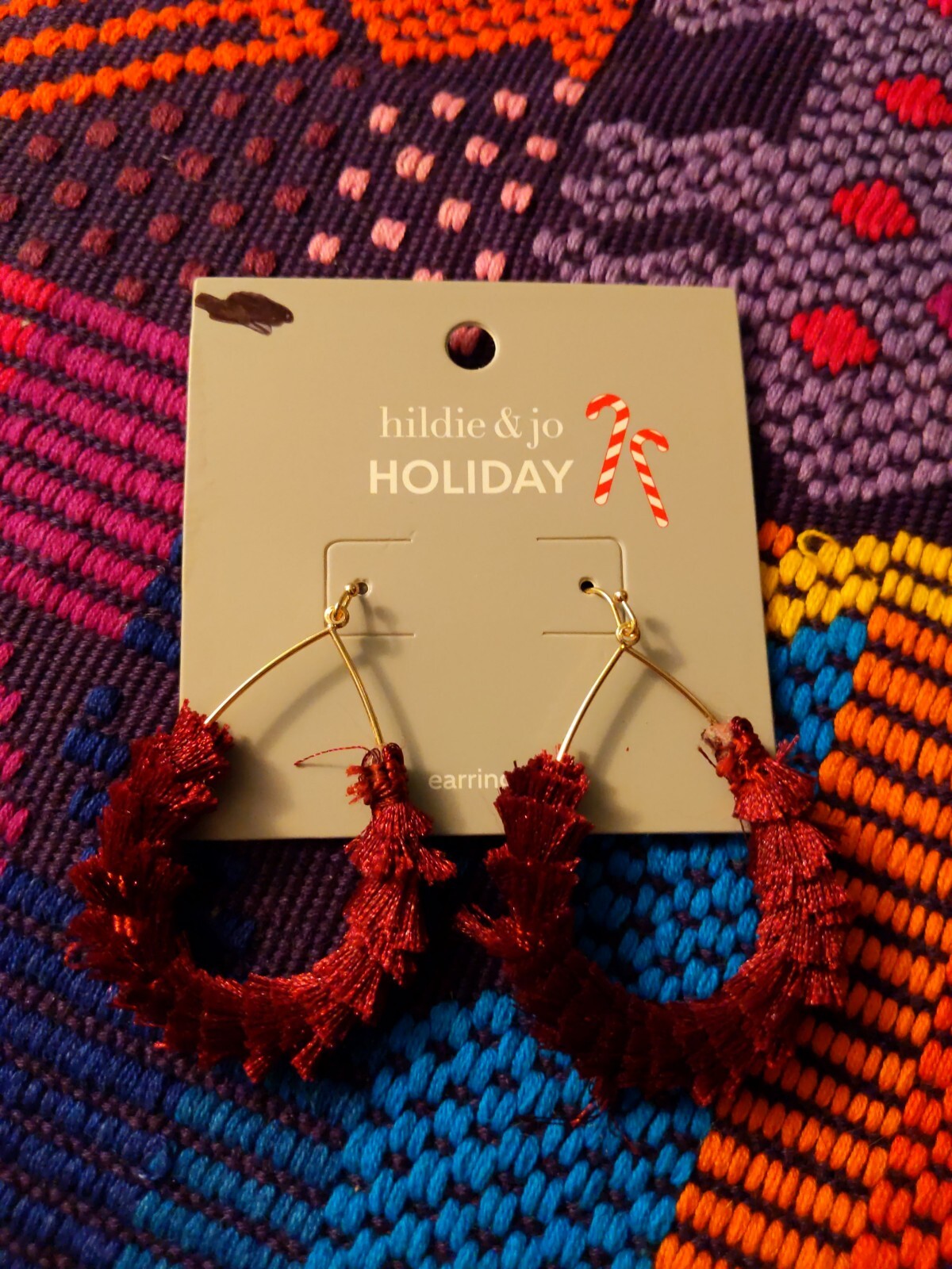 Hildie & Jo Red Holiday Earrings