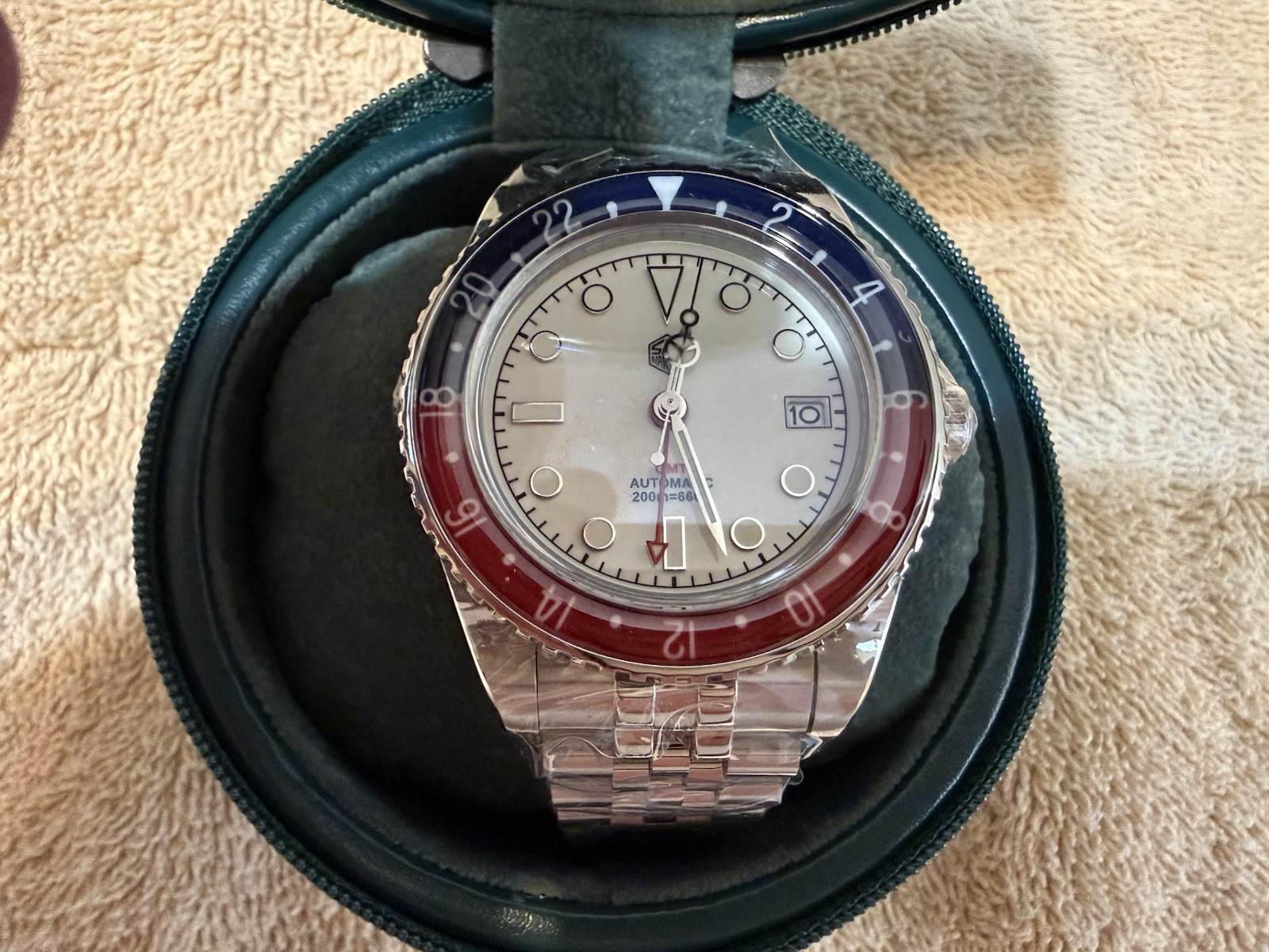 San Martin Automatic GMT 40MM 20Bar Automatic Sapphire Bidirectional Bezel