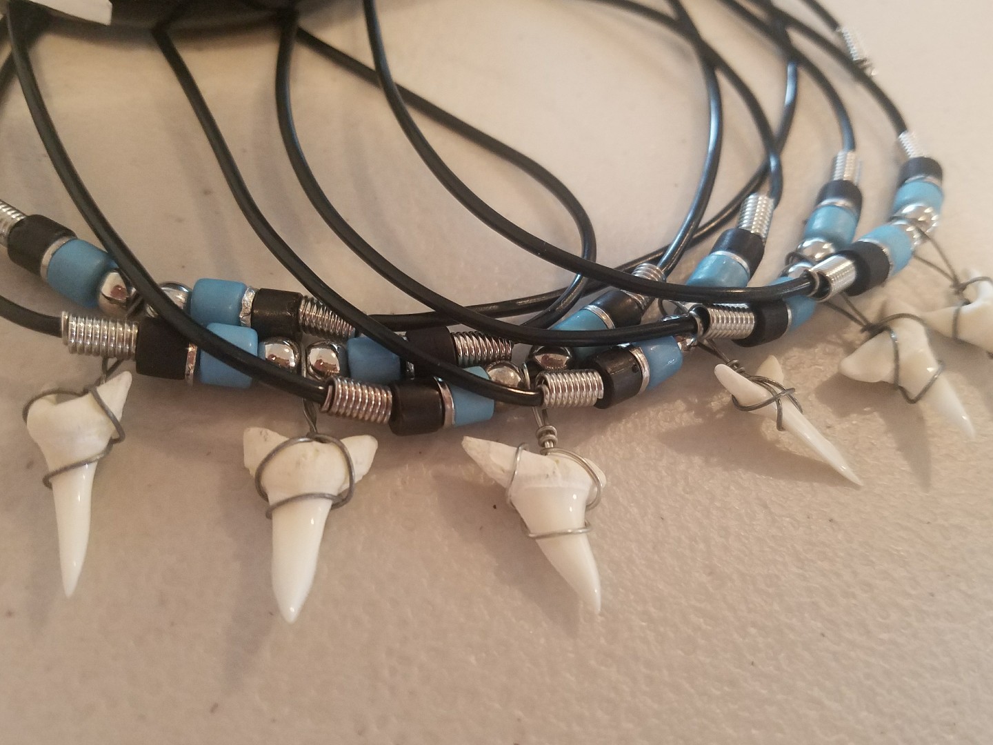 Real Sharks Teeth Necklace Hawaiian Hawaii North Shore Souviner