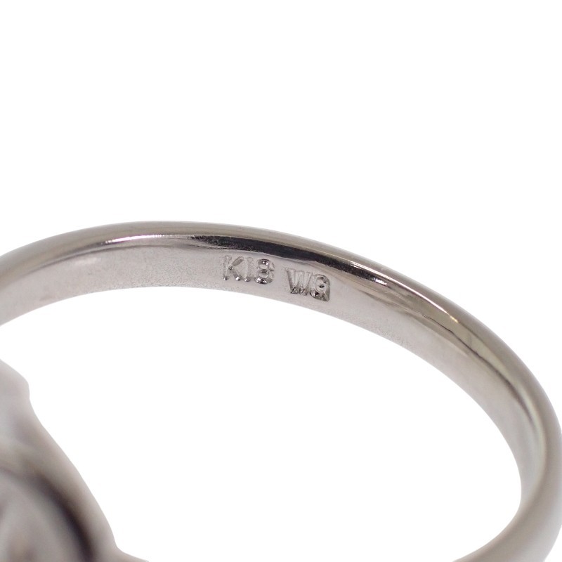 no brand #13(JP Size) ring K18 white gold Women