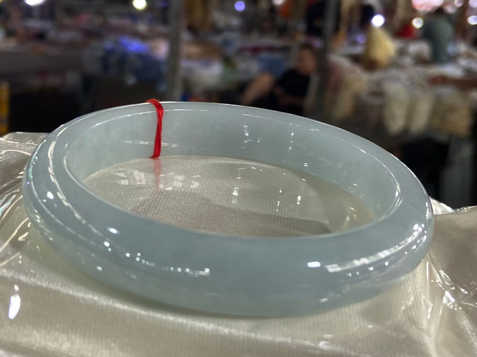 Certified Nature Grade A Emerald green Burmese Jade jadeite bangle 56mm