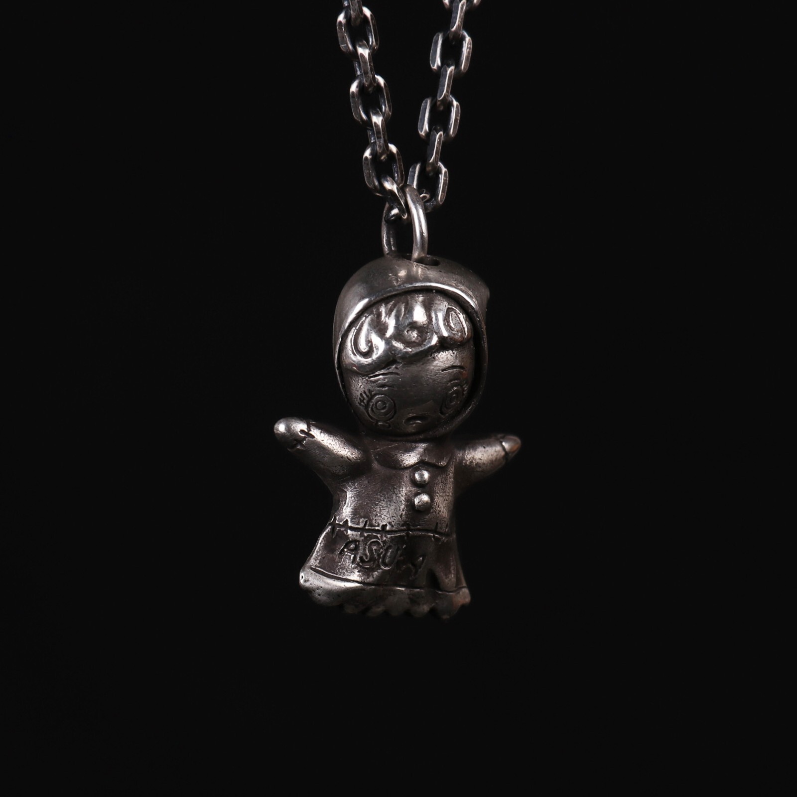 925 Sterling Silver Neon Genesis Evangelion Asuka’s Doll Necklace Pendant
