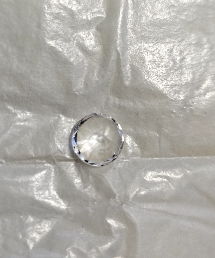3 Carat YAG Loose Clear Cut Stone- 11 mm -From Jeweler’s Estate