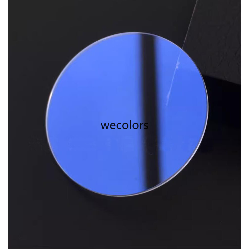 Sapphire AR Blue Flat 1.0-3.0mm Thick Watch Glass Crystal Special Size 26-42mm