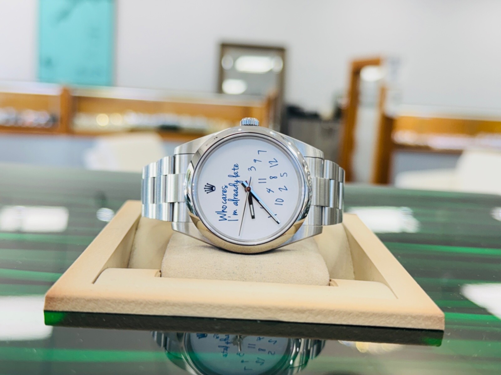 Rolex Oyster Perpetual 124300 Silver Oyster Bracelet with Silver Bezel