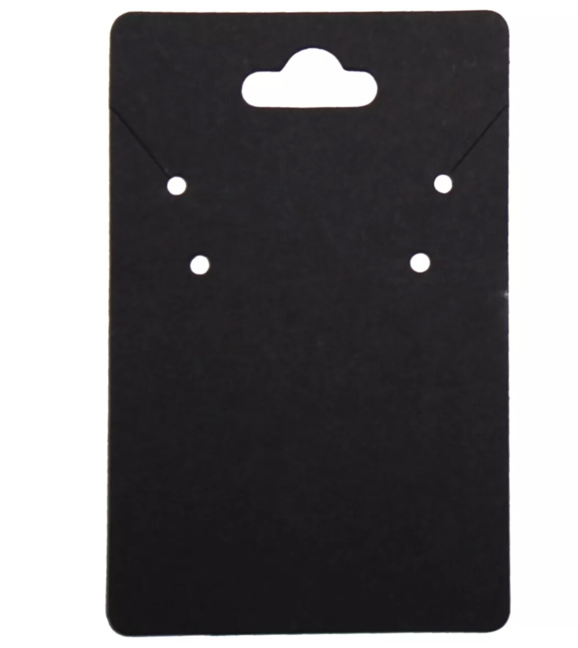 100 Piece Hanging Necklace Card Display 3” X 2” Jewelry Hanging Card – 3 Colors