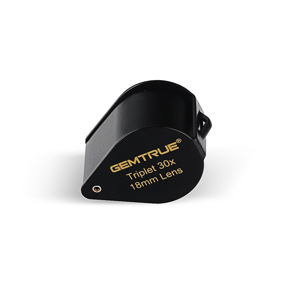 GemTrue 30x 18mm High Power Triplet Loupe – Ultra-Clear Magnification Loupe