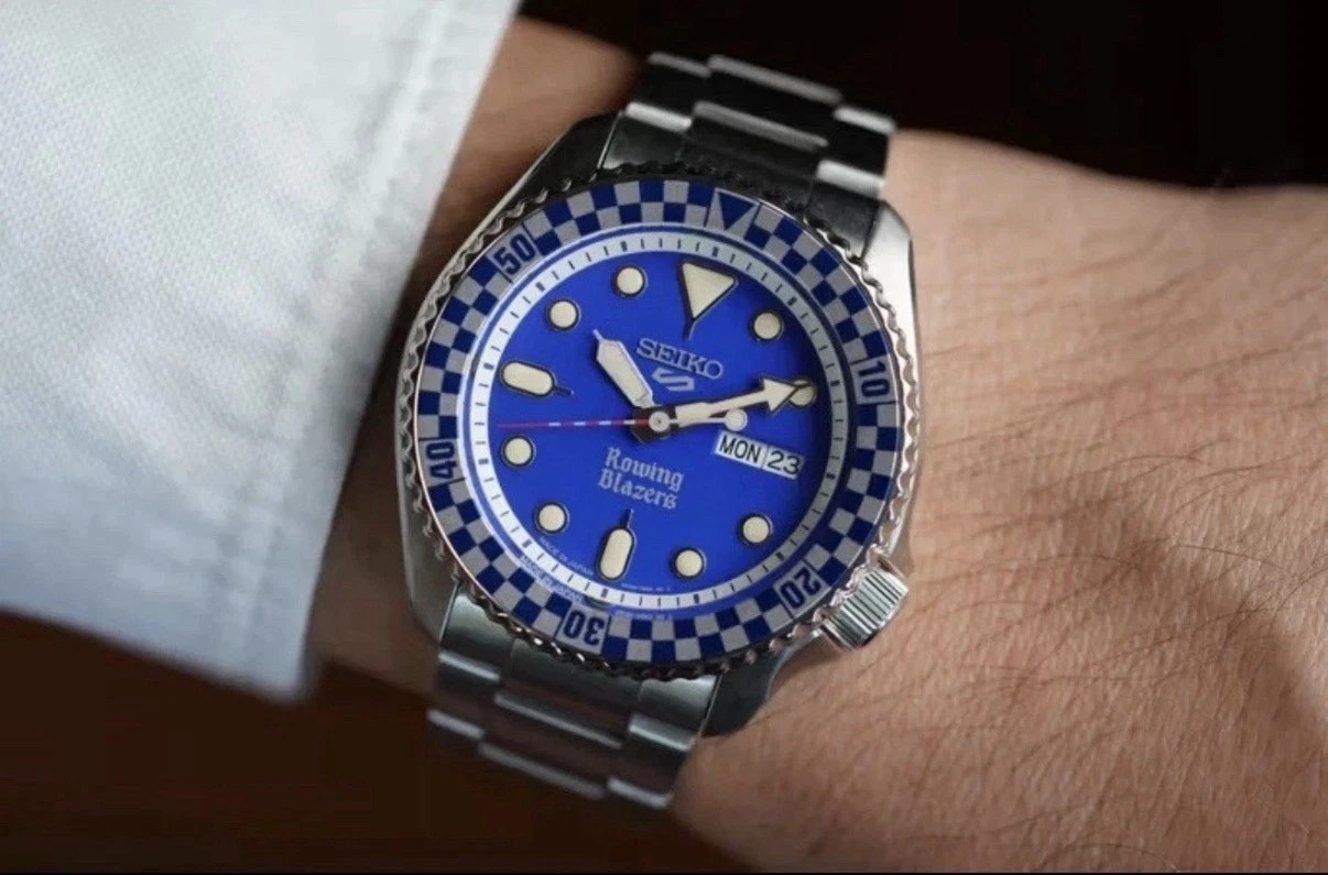 Blue 42MM – Seiko 5 X Rowing Blazers X Wind Vintage Rally