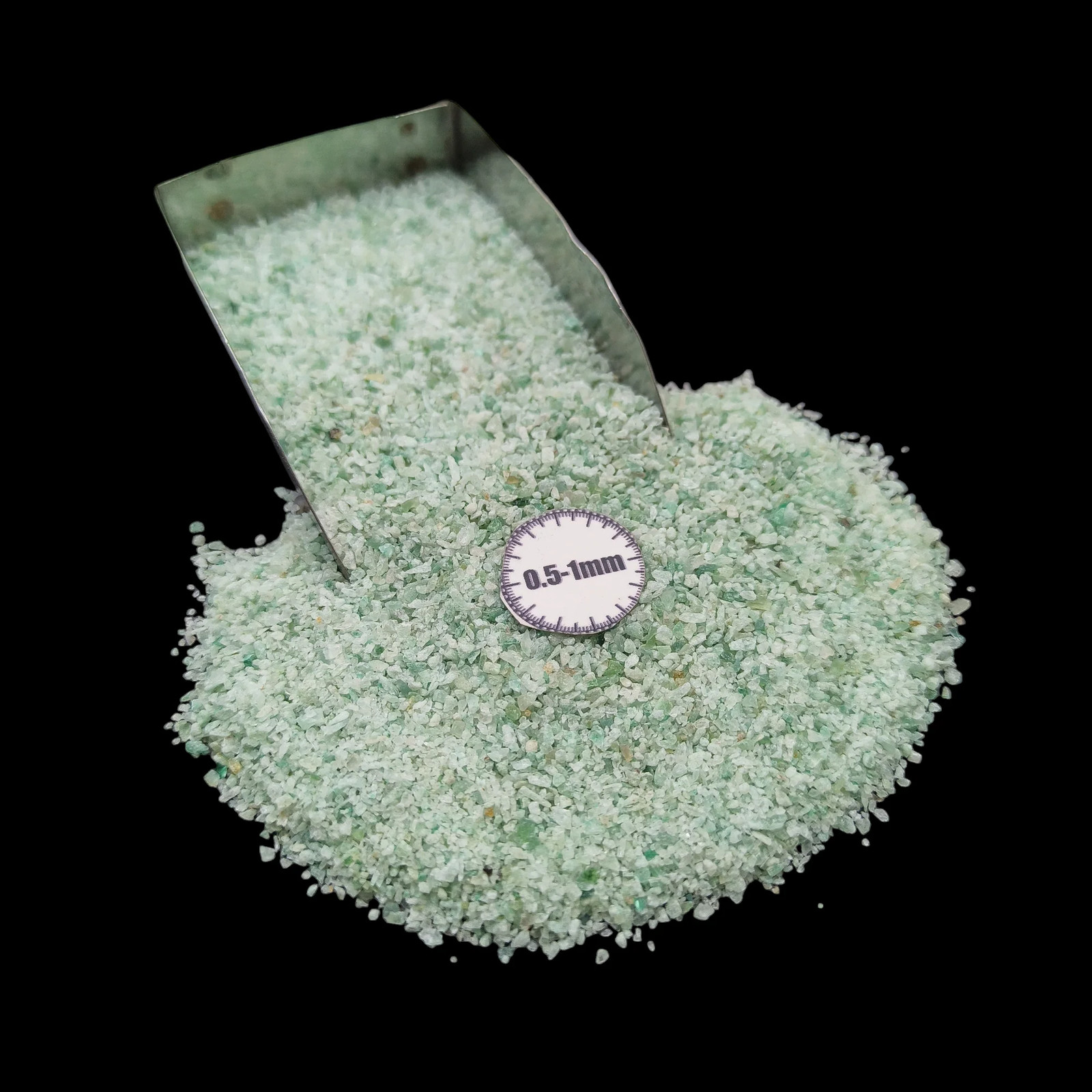 Green Mica 0.5-1mm Stone Granules for Resin Jewelry Decor