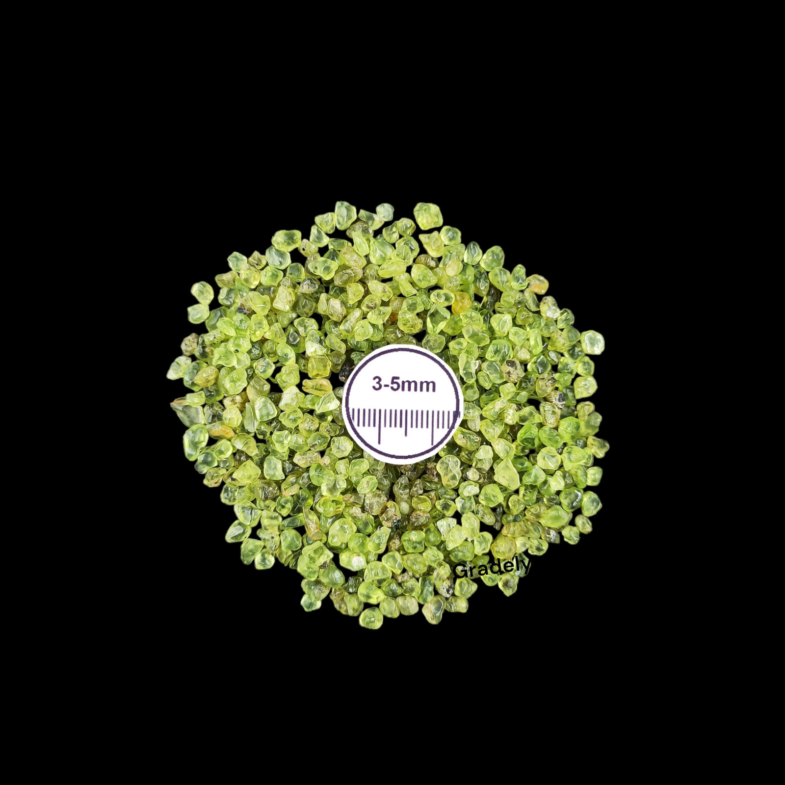 Peridot Gemstone Crushed Powder – Vibrant Green for Resin Art, DIY Crafts, Jewel