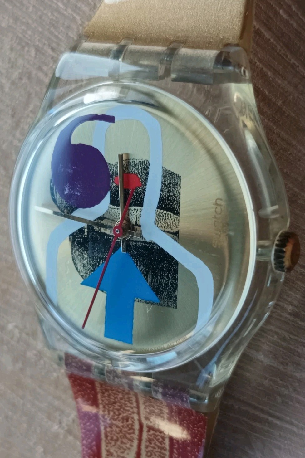 SWATCH GK248 QUARTZ GENTS WATCH LIPSTICK AN ARTIST DESIGN SPECIAL A CLASSIC