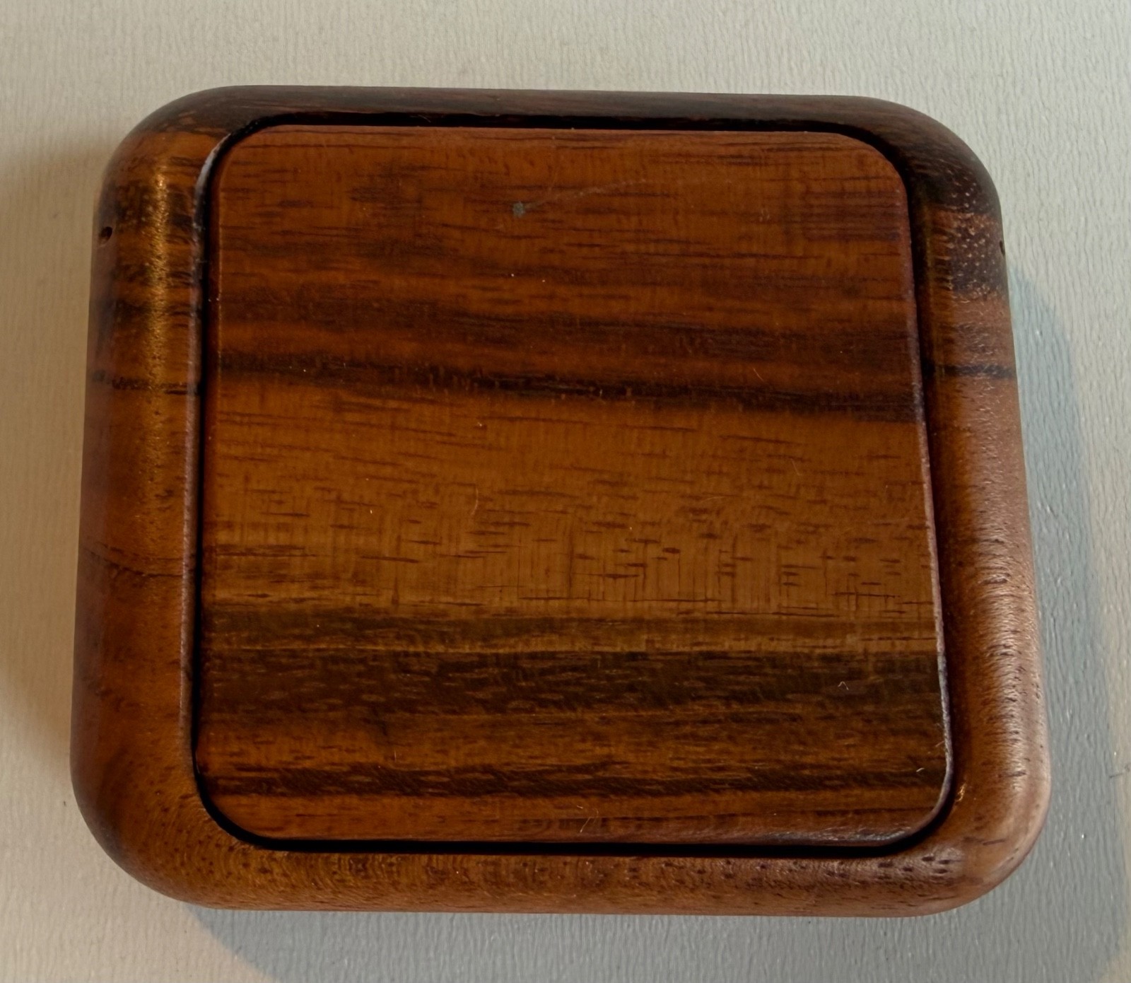 Vintage Pau Ferro Wooden Poptop Pocketwatch by Stephen Long & Kate Christoon