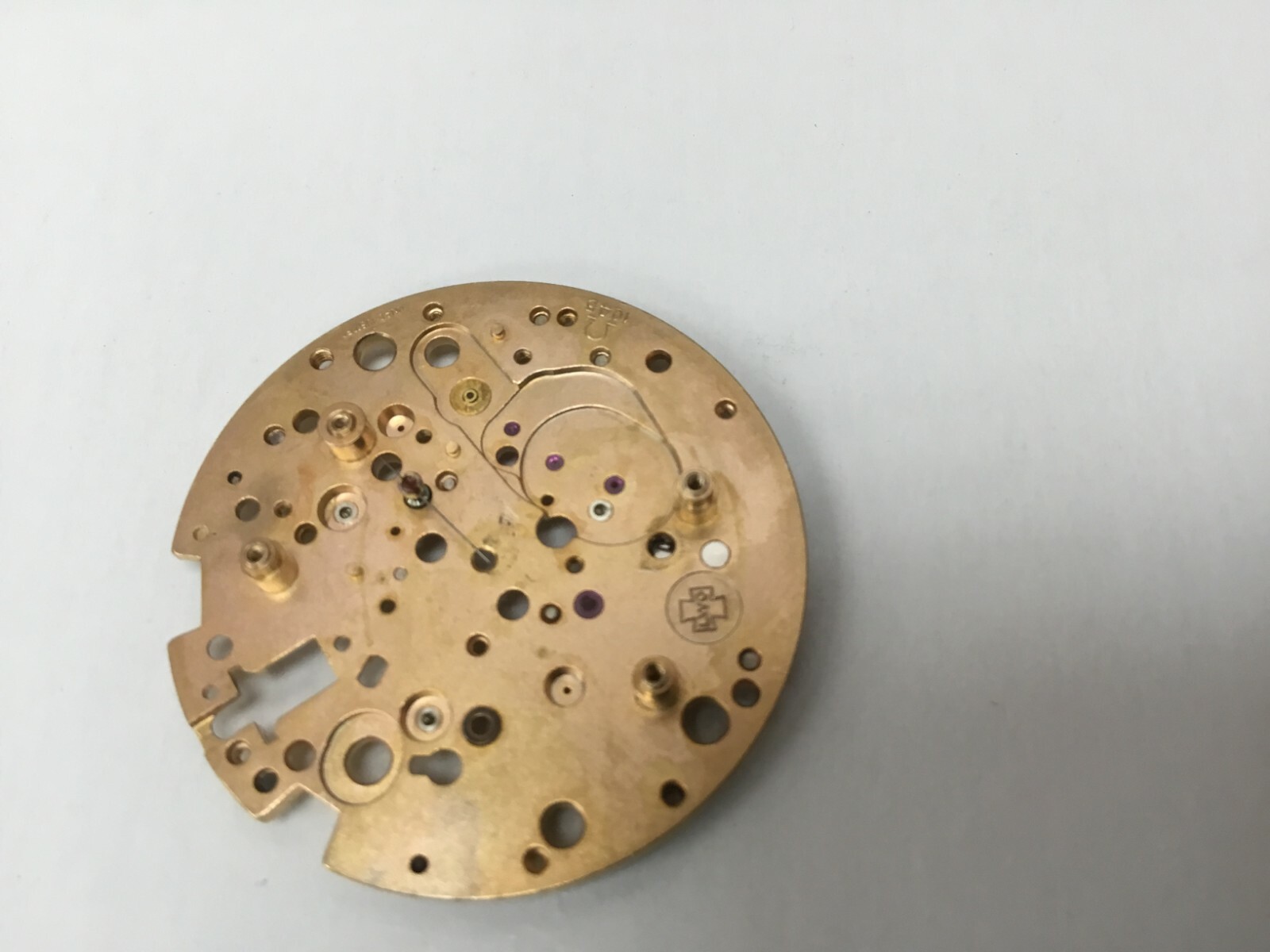 ORIGINAL OMEGA MAIN PLATE CA 1045 # 1000 LEMANIA 5100 #100