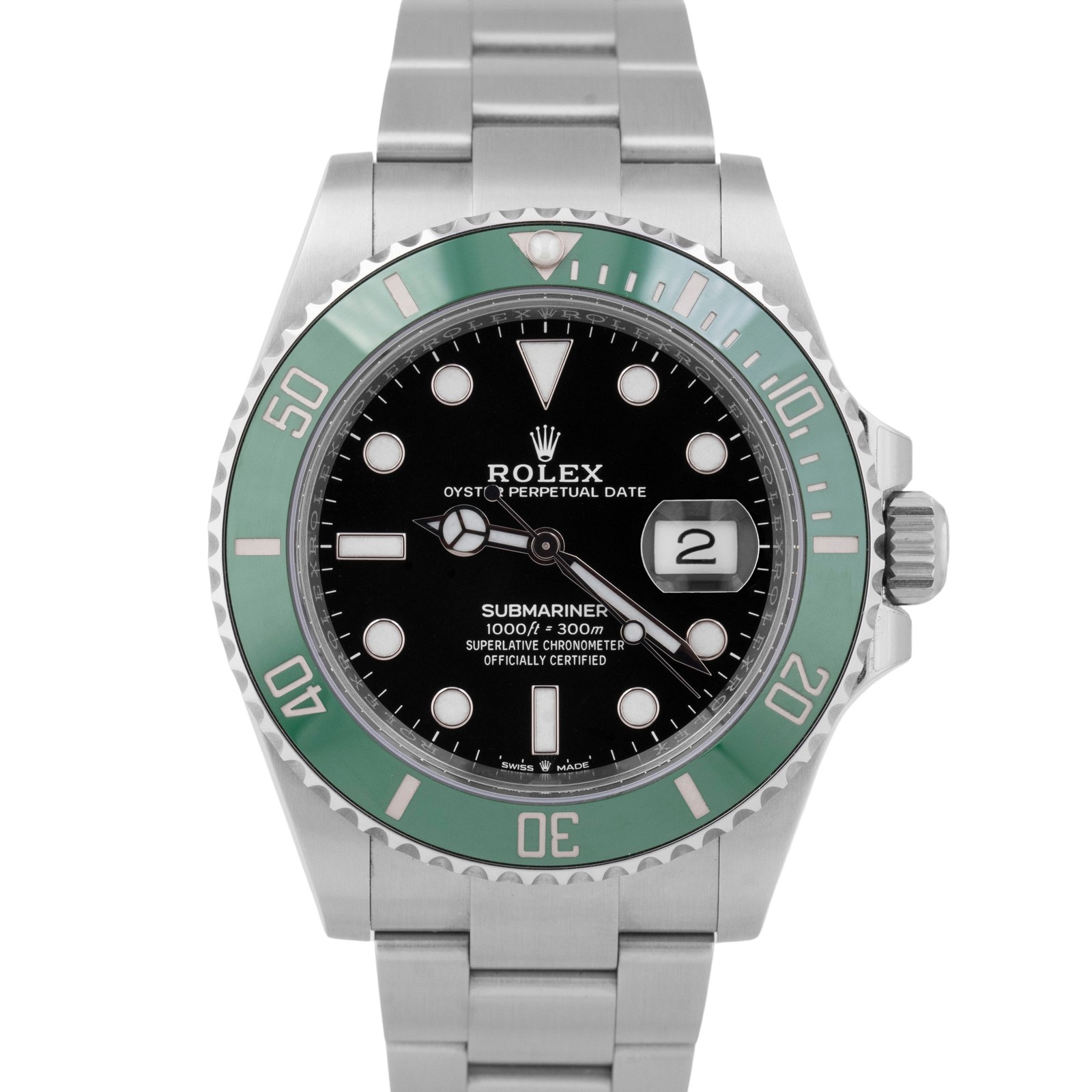 NEW UNWORN PAPERS Rolex Submariner 41mm STARBUCKS Green Watch 126610 LV BOX