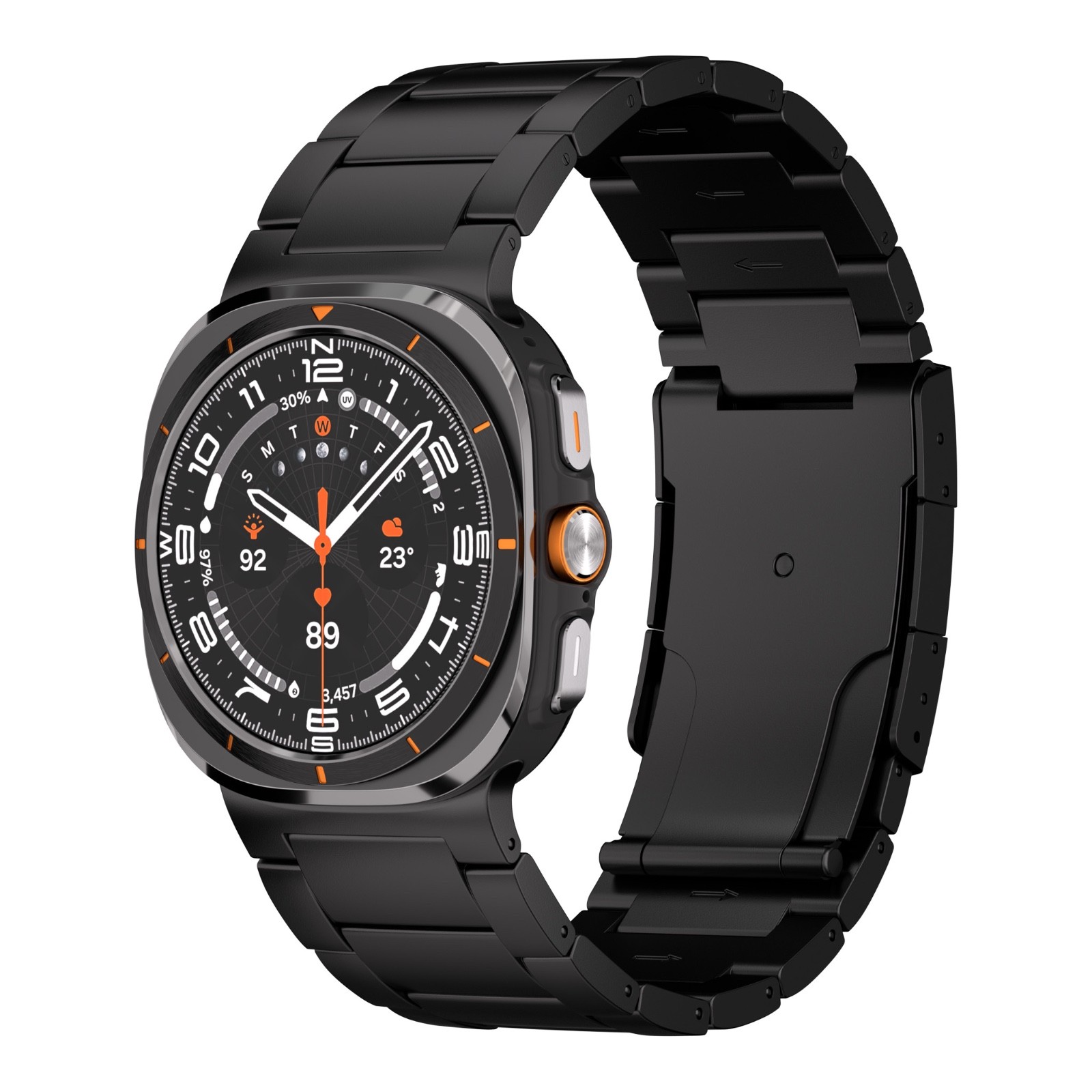 Titanium Band For Samsung Galaxy Watch Ultra 47mm – Silver / Black / Gray