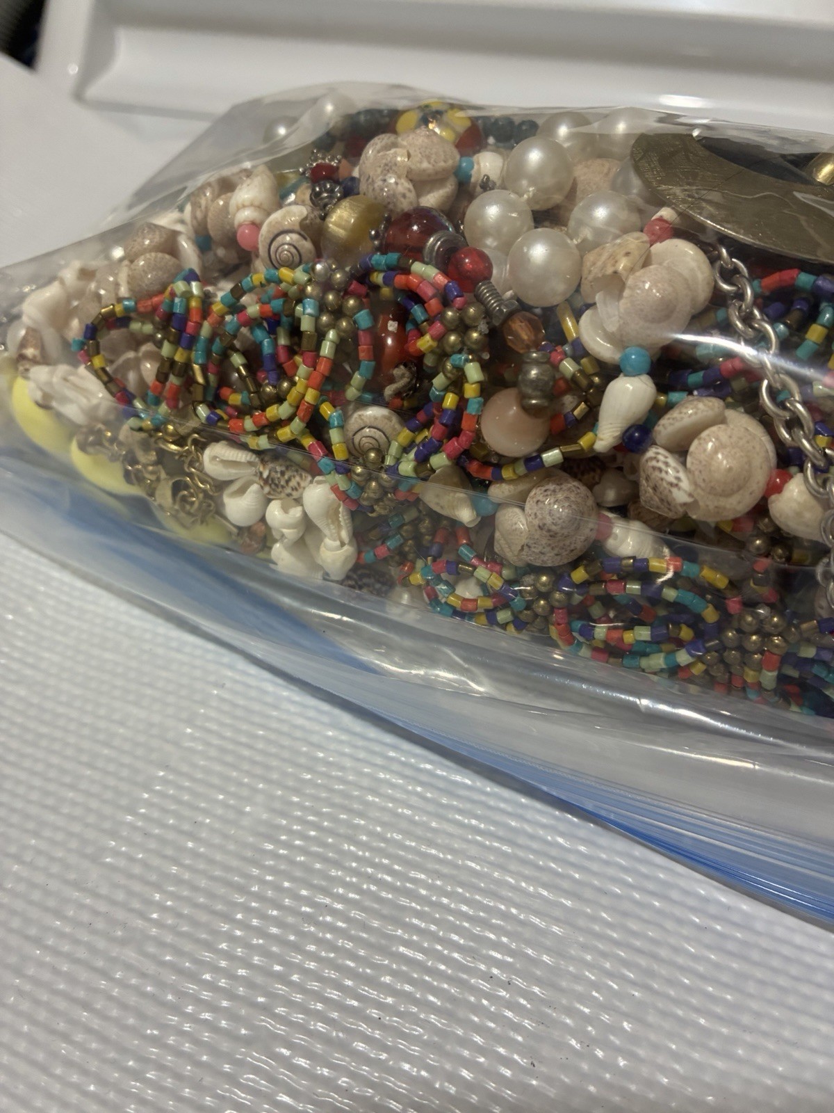 Mixed Costume Jewelry Lot Unsorted Variety Bag 1.57lb lot #3