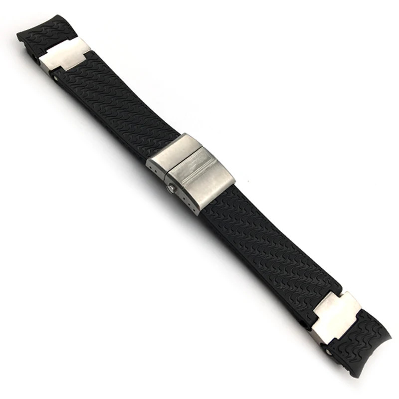 22 25mm Silicone Watch Band Strap For Ulysse Nardin DIVER 263 Bracelet