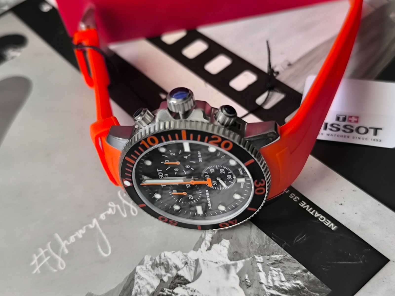 TISSOT SEASTAR 1000 Chronograph ORANGE T120.417.17.051.01