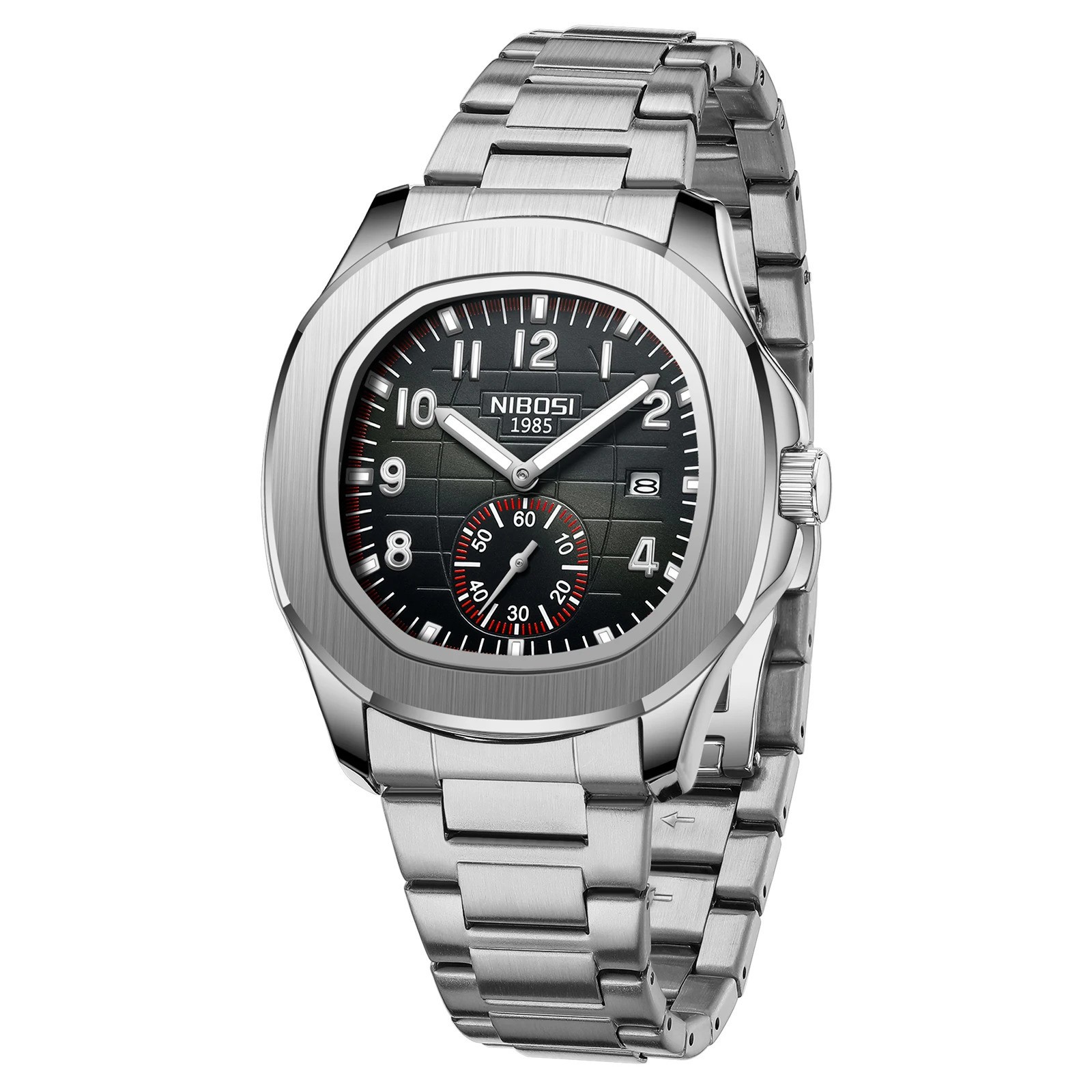 NIBOSI Men’s Sport Quartz Watch Luminous Waterproof Date Wristwatch