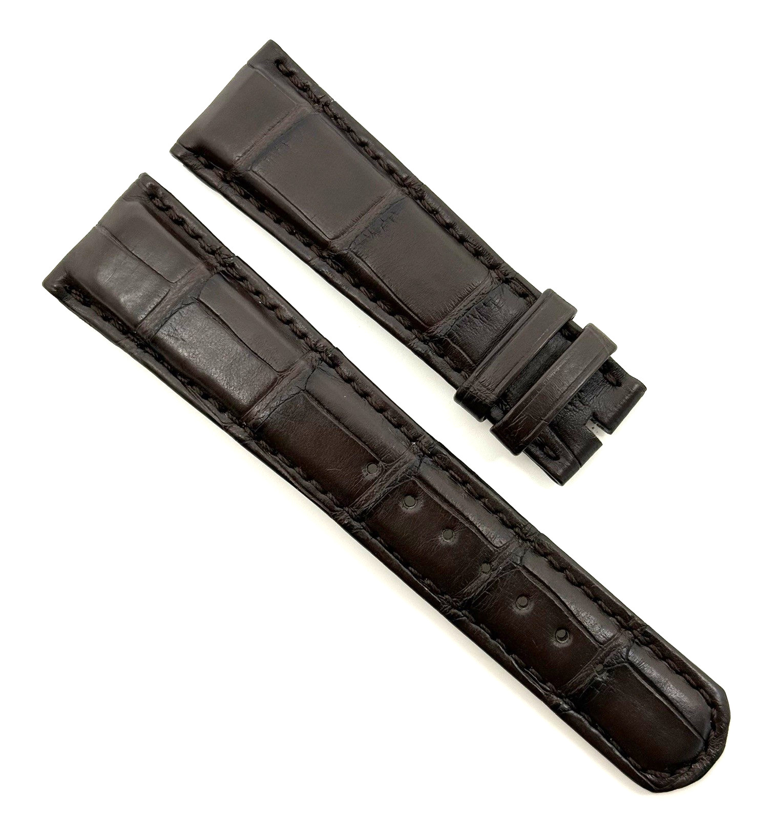 A. Lange & Sohne 22mm x 18mm Brown Alligator Watch Strap Band New Authentic OEM
