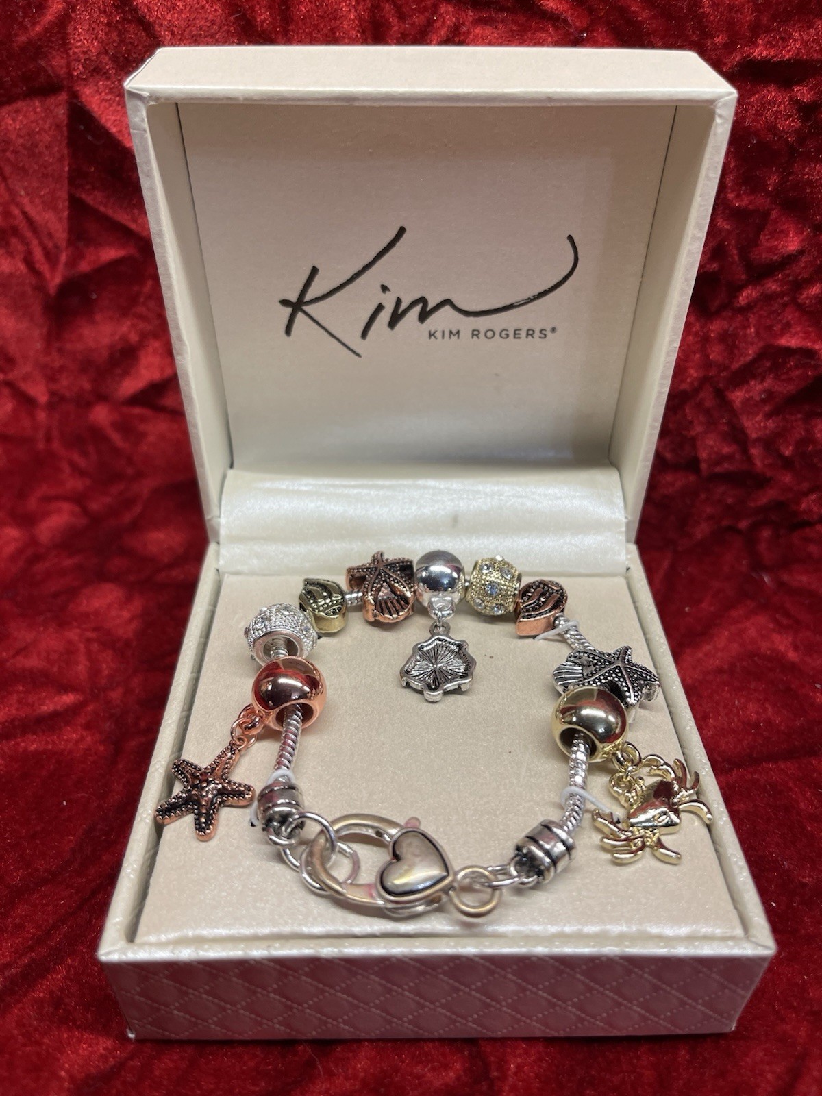 Kim Rogers Sea life Charm Bracelet New In Box