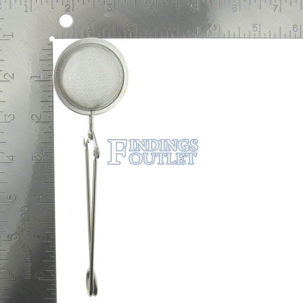 Ultrasonic Cleaning Basket Metal Holding Self Closing Mesh Clamp 1.5″ 2.5″ 65mm