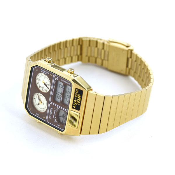 CITIZEN COLLECTION ANA-DIGI TEMP JG2103-72X Analog Digital Watch Gold 32.5mm