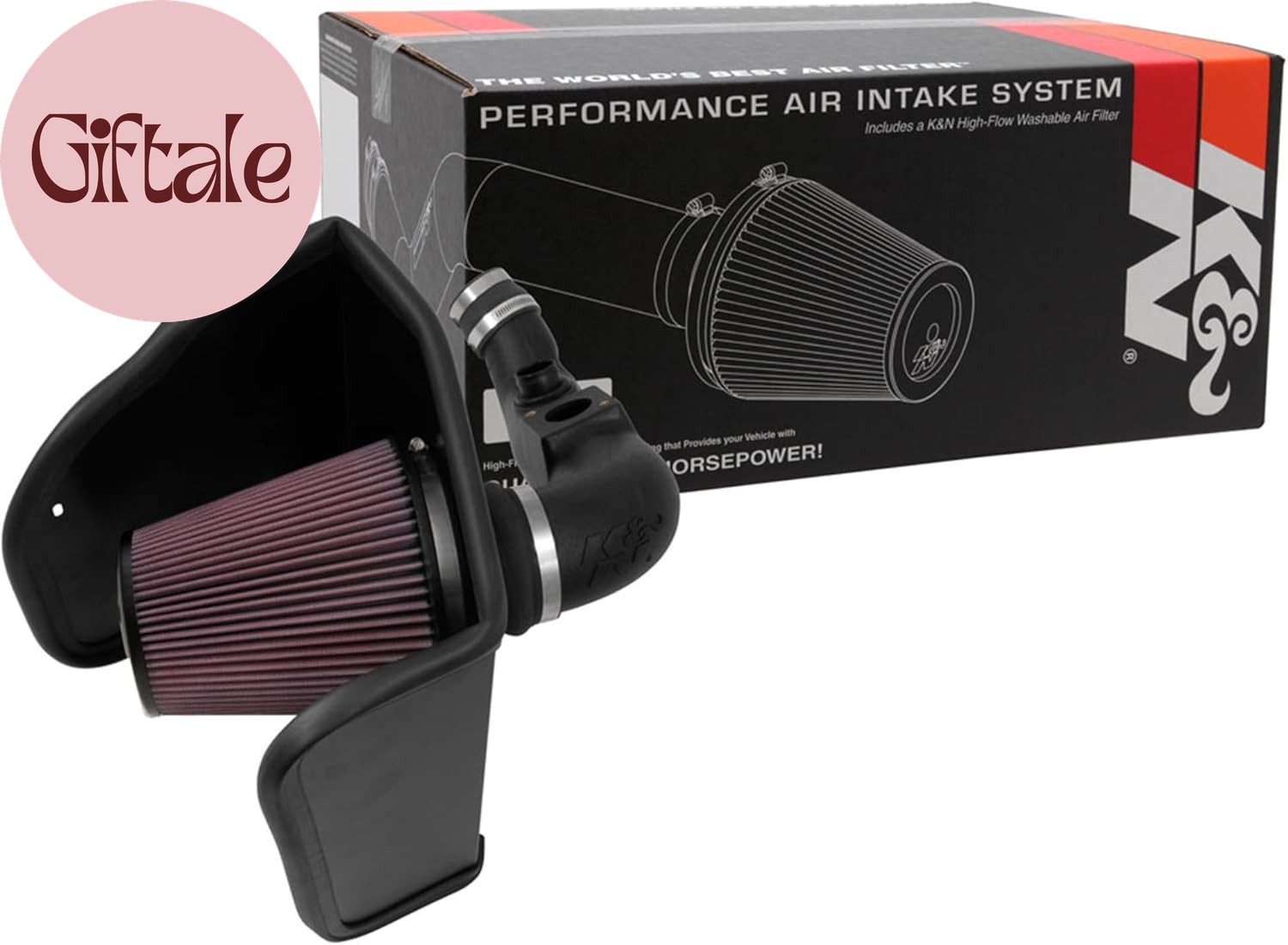 Cold Air Intake System: High-Flow Air-Filter, Increase Performance & Horsepower:
