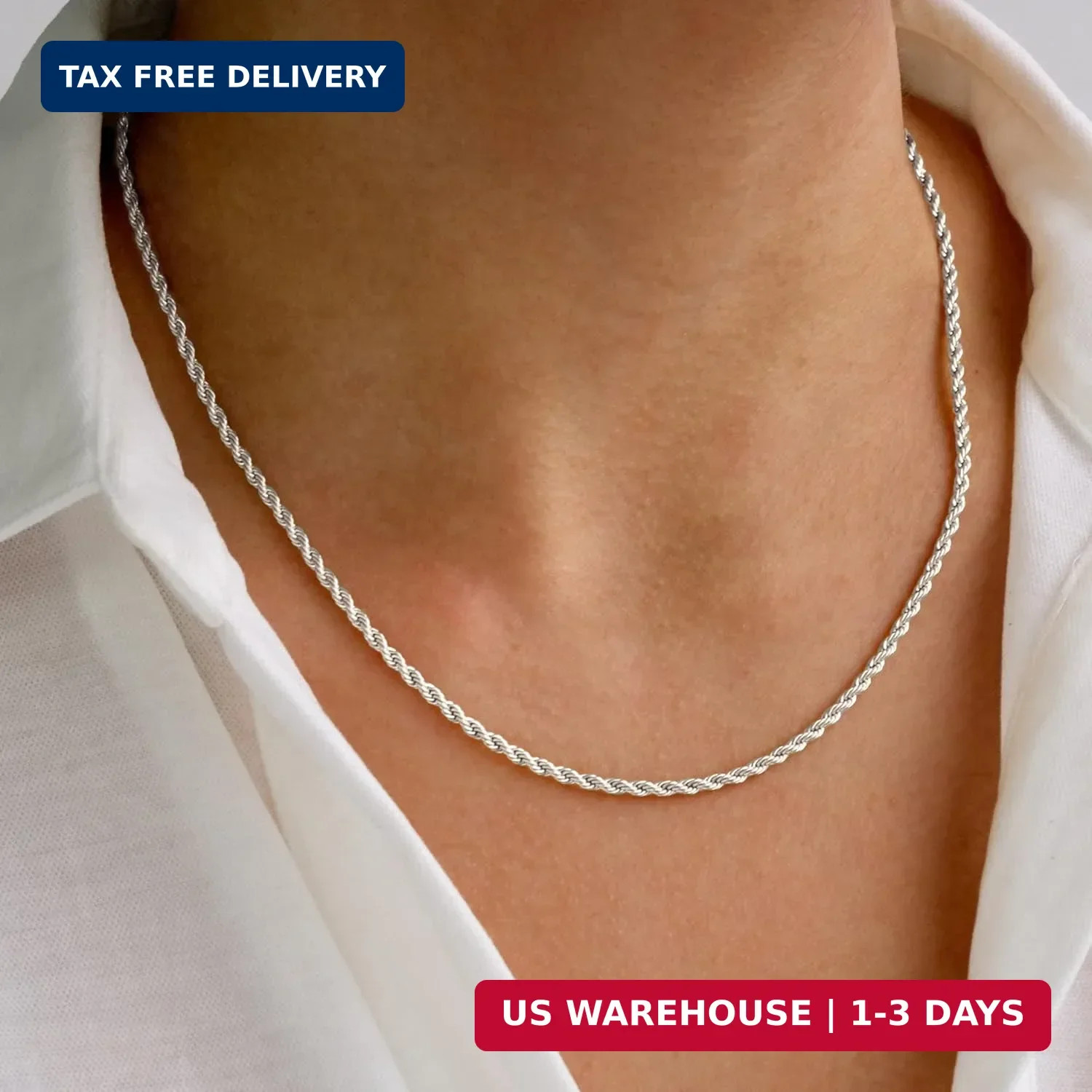 Freekiss Layered Necklace Set for Women Stackable Herringbone Snake Cuban Rope C