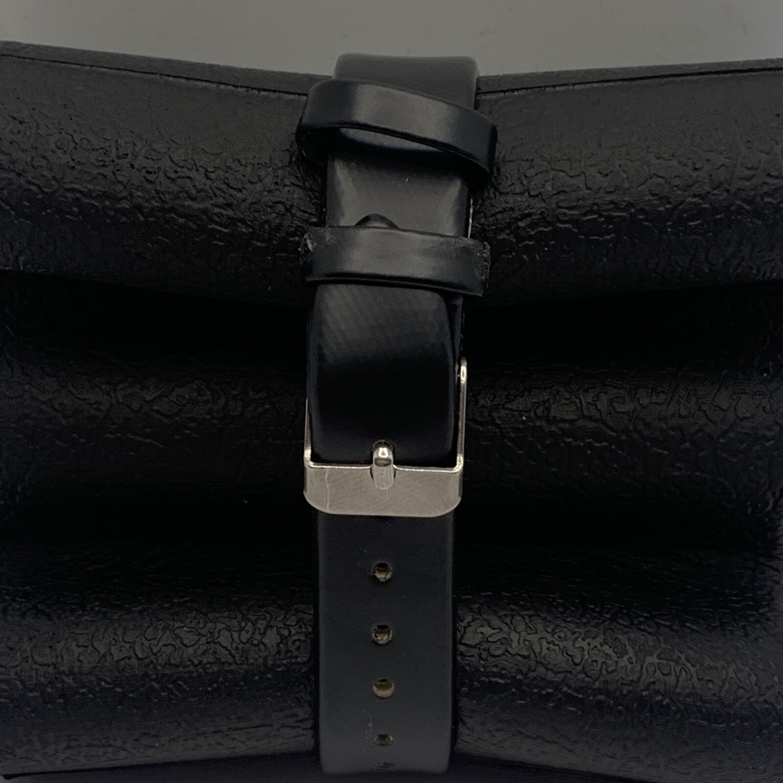 South Lane SS20-dr1-45 Black Leather Analog Dial Quartz Genuine Watch YR115