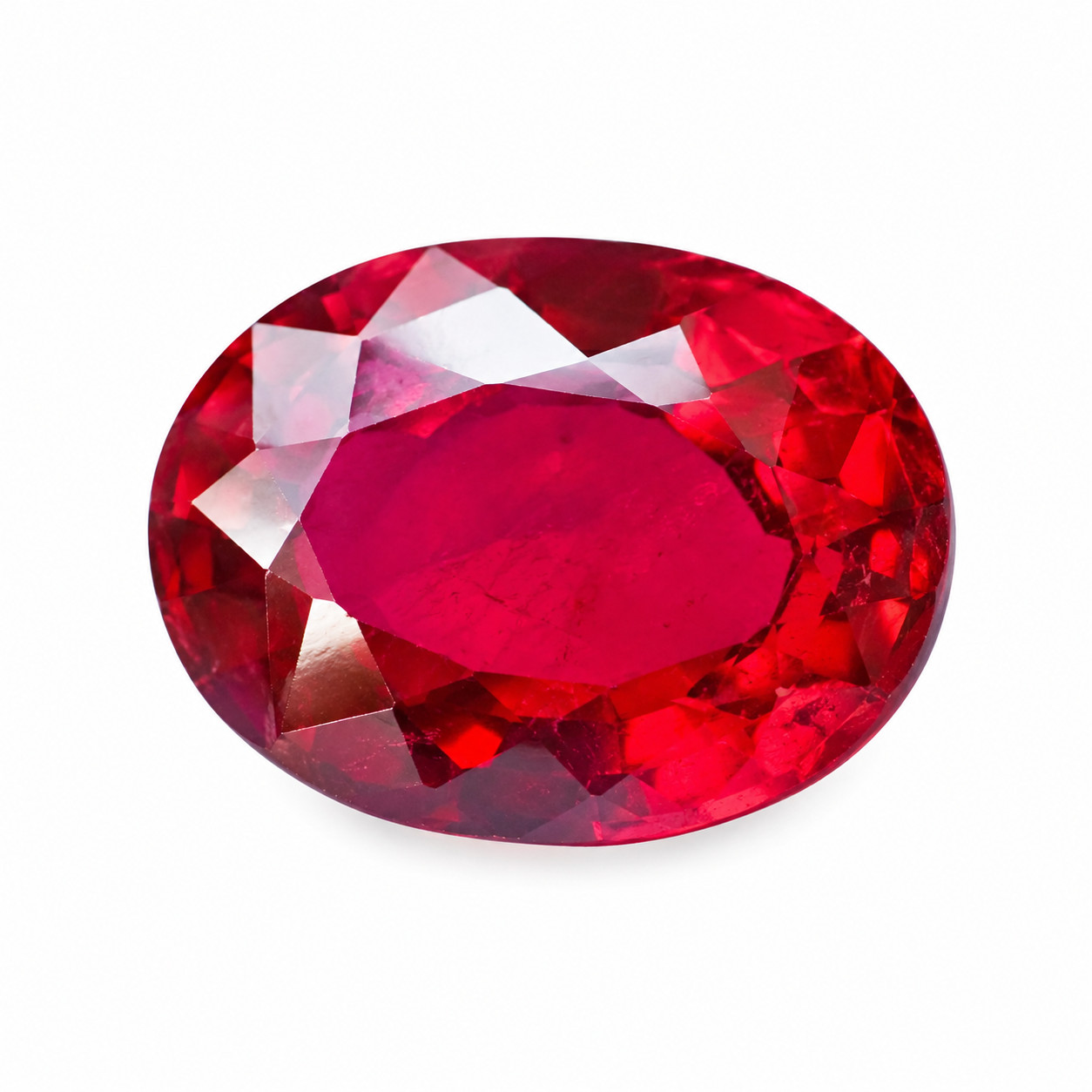 13 Ct CERTIFIED Natural Red Ruby Oval Cut Jewelry Grade Loose Gemstone