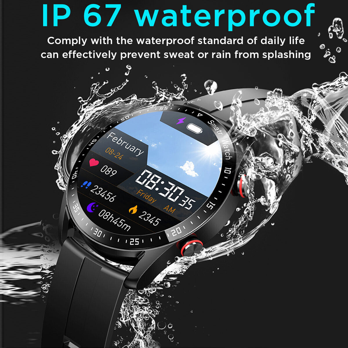 Smart Watch For Men Women Waterproof Smartwatch Bluetooth For iPhone Samsung