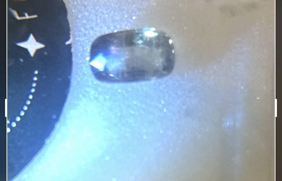 1.78 Tanzanian Alexandrite Purple-Brown-Green UV Cushion Cut 9×4 mm USA seller