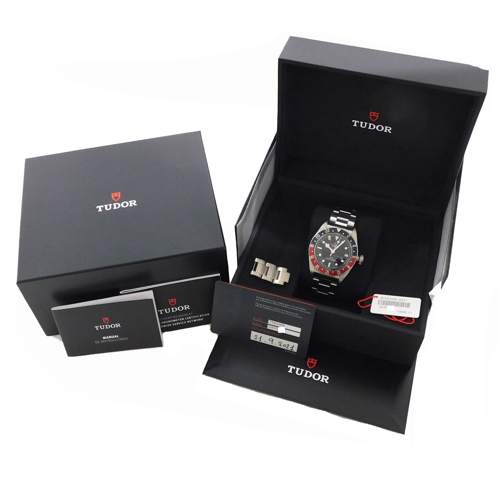 TUDOR Watch Black Bay GMT 79830RB 41mm S. Steel Automatic Men’s Watch #1438B