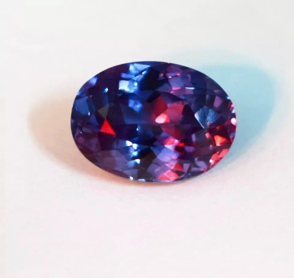 9.65 Ct AAA Natural Color Change Alexandrite Oval Cut Loose Certified Gemstone