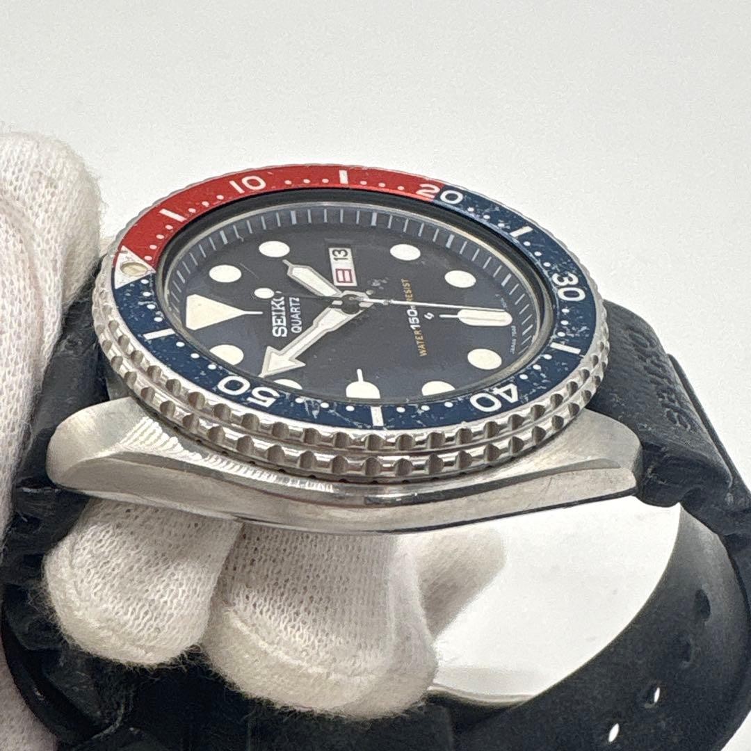 Seiko 7548-700B Pepsi Bezel 150m Diver Watch 1984 Used