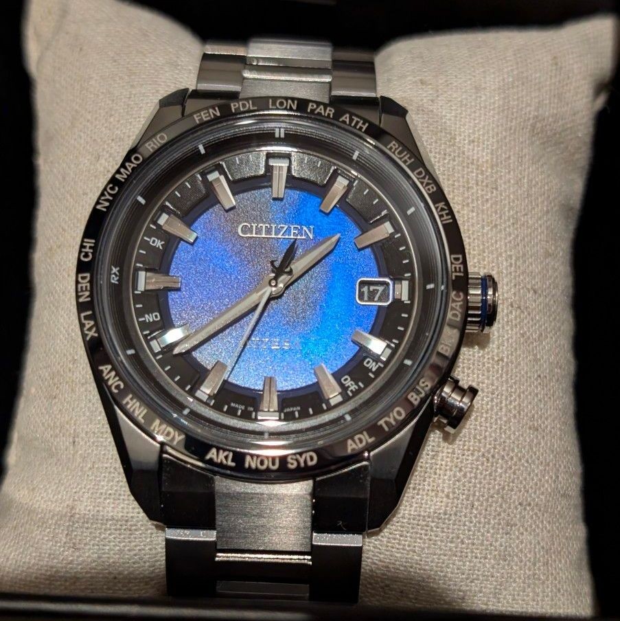 CITIZEN ATTESA Solar Radio Watch CB0288 65L Titanium
