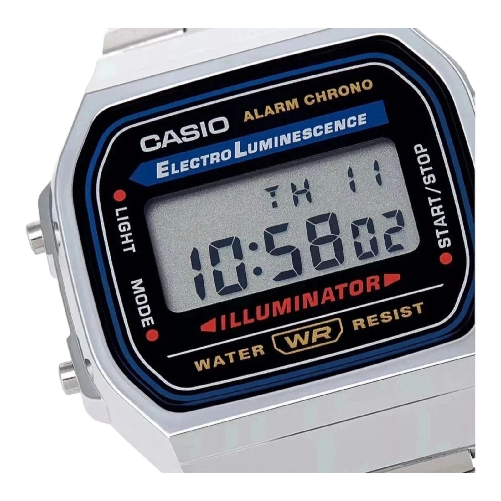 CASIO WATCH 80’S VINTAGE RETRO UNISEX A168WA-1 A168WA A168 12-MONTH WARANTY