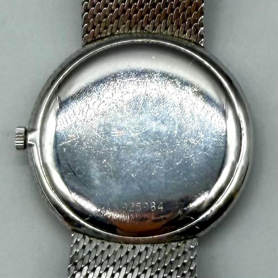 JUVENIA Blue Sea Ultra Slim Dress Watch Hand Wind Silver