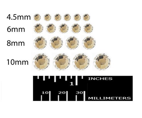 RHINESTONE GEMS Acrylic WITH prong SETTINGS * 8 JEWEL colors* 4.5mm 6mm 8mm 10mm