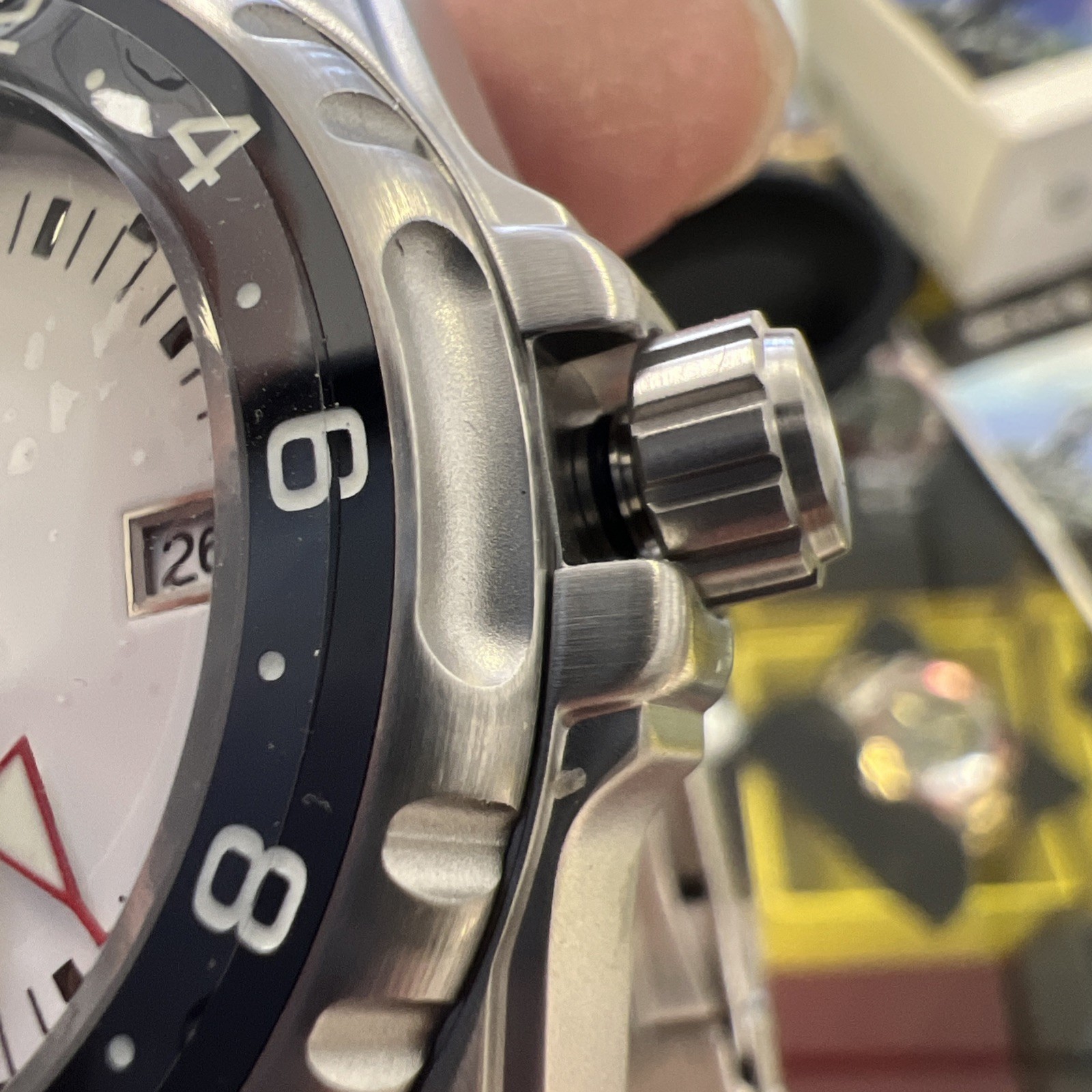 DEEP BLUE🔥 PRO SEA DIVER 1000M EXPEDTION GMT AUTOMATIC CERAMIC BEZEL WHITE NEW!