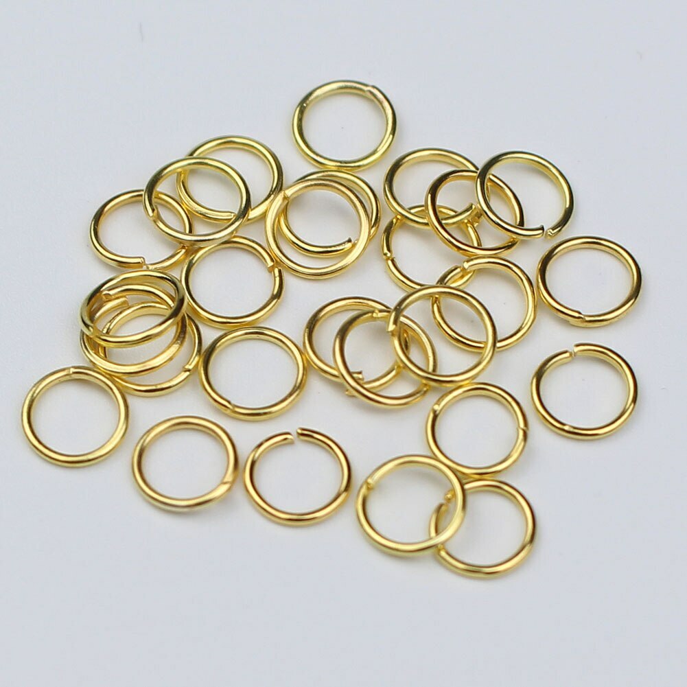200pcs/lot 4 5 6 8 10 12 Jump Rings Connectors for Diy Jewelry Making Findings
